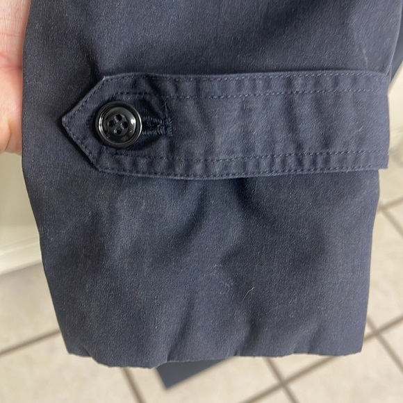 Vintage DSCP Man’s Army All Weather Trench Coat Black Size 38R - Picture 5 of 12